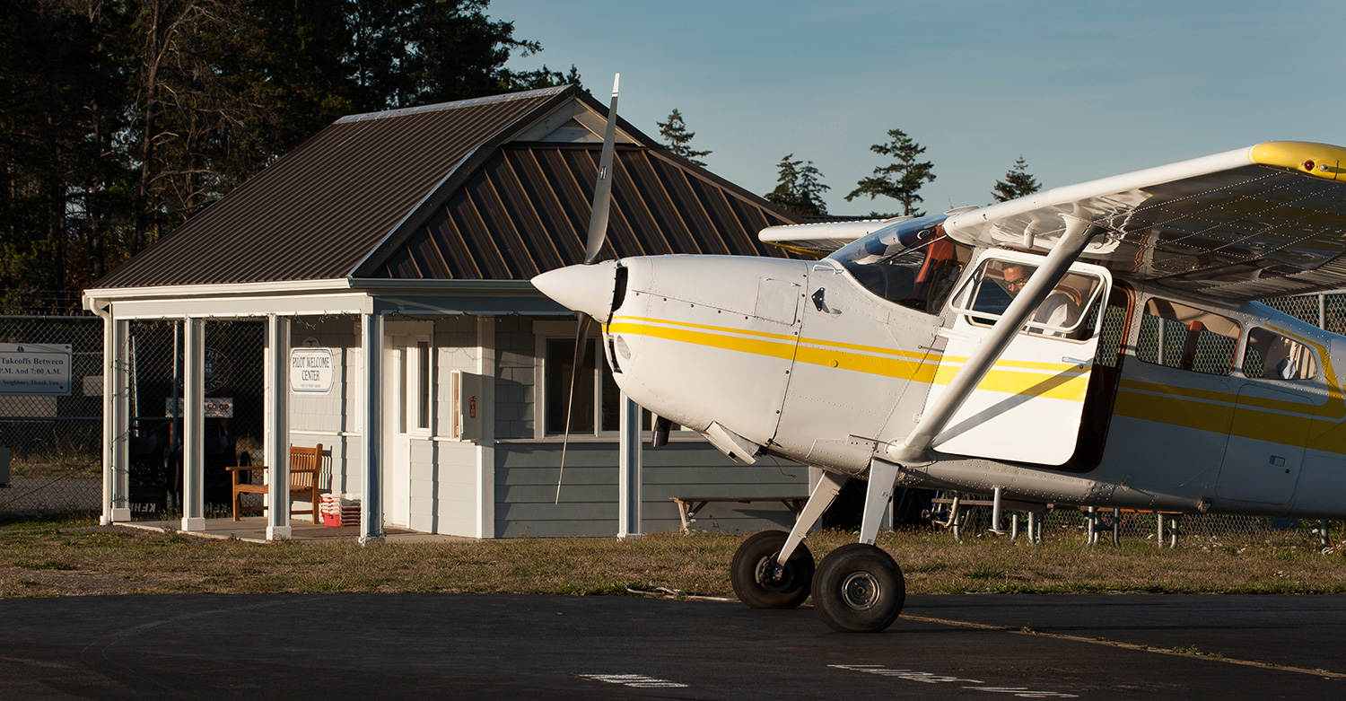 Plane at the Welcome Center