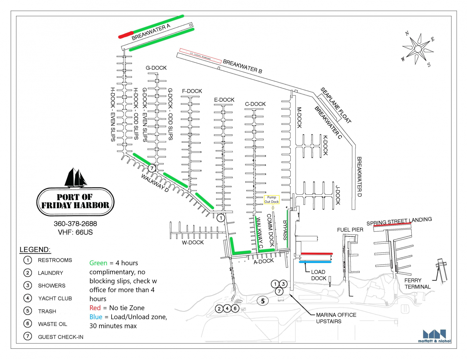 Friday Harbor Marina Map – The Port of Friday Harbor